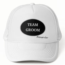 Groomsman-Team Groom-Personalized Trucker Hat