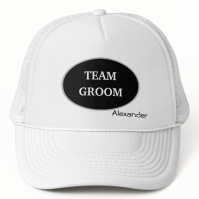 Groomsman-Team Groom-Personalized Trucker Hat