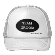 Groomsman-Team Groom-Personalized Trucker Hat