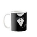 Groomsman Tuxedo Design mugs