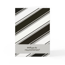 Groomsmen Cards -- Tie