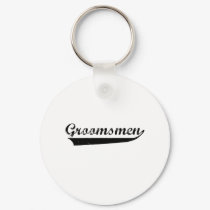 Groomsmen Faded design keychains