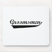 Groomsmen Faded design mousepads