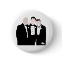 Groomsmen in Black Tie Pose for a Picture buttons by White_Wedding Groomsmen in Black Tie Pose for a Picture buttons