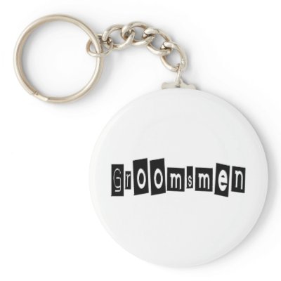 Groomsmen Keychain