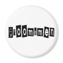 Groomsmen magnets