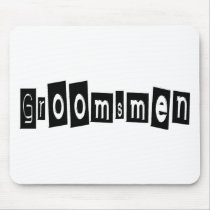 Groomsmen mousepads