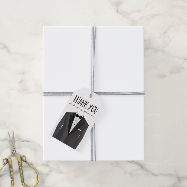 Groomsmen Thank You Gift Tags Pack Of Gift Tags-2