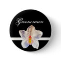 Groomsmen Wedding ID Badge buttons