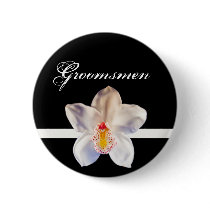 Groomsmen Wedding ID Badge buttons