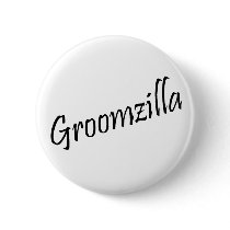 Groomzilla (Blk) buttons