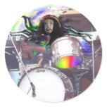 Groovin' Lamont Round Stickers