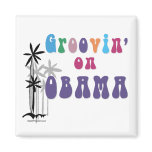 Groovin on Barack Obama magnets
