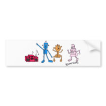 "groovin" sticker bumper stickers
