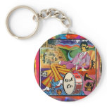 Groovin' to the Beat Keychain