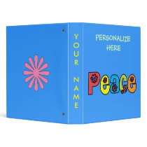 Groovy 1960 Peace Binder