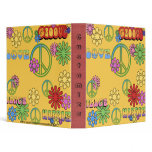 Groovy 60's Notebook Avery Binder EZD 1 Touch Ring