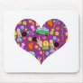 Groovy 60's Purple Love Mousepads