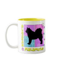 Groovy Alaskan Malamute Coffee Mug