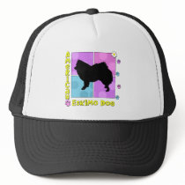 Groovy American Eskimo Dog Trucker Hat