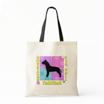 Groovy American Pit Bull Terrier Canvas Bag