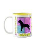Groovy American Pit Bull Terrier Coffee Mug