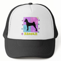 Groovy Basenji Trucker Hats
