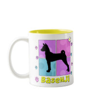 Groovy Basenji Coffee Mug