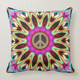  Hot Pink & Gold Celtic Inspired Big Cushions