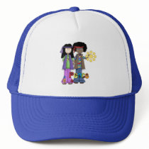 Groovy Cap ~ 60s Flower Power hats