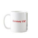 Groovy Cat Coffee Mug by Rock_shirts48 Groovy Cat Coffee Mug