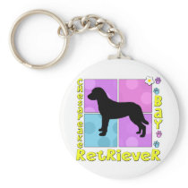 Groovy Chesapeake Bay Retriever Keychain