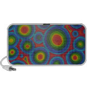 Groovy Circles - Bright Abstract Art Pattern doodle