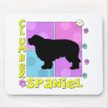 Groovy Clumber Spaniel Mouse Pad