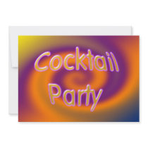 Groovy Cocktail Party invitations