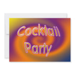Groovy Cocktail Party invitations