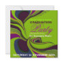 Groovy Diva Graduation Birthday Party Invitation