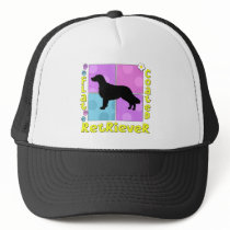Groovy Flat Coated Retriever Mesh Hats