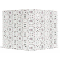 groovy floral pattern binder