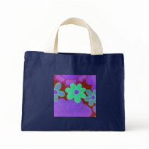 Groovy Floral Tote Bag Mini