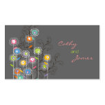 Groovy Flower Garden Place Card / Profile Card / business cards