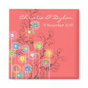 Groovy Flower Garden Save-the-Date / Gift / Favor magnets