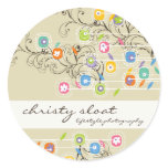 Groovy Flower Garden Whimsical Fun Floral Sticker