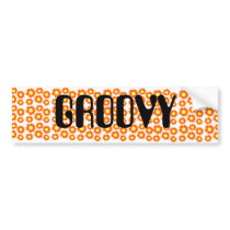 Groovy Flowers bumper stickers by JuJuGarden Groovy Flowers bumper stickers