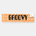 Groovy Flowers Bumper Sticker
