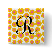 Groovy Flowers buttons by JuJuGarden Groovy Flowers buttons