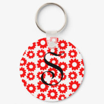 Groovy Flowers keychains by JuJuGarden Groovy Flowers keychains