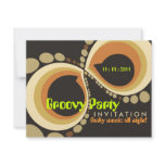 Groovy Funky Party Invitation template