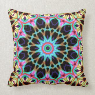 Hot Pink & Gold Celtic Inspired Big Cushions