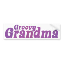 Groovy Grandma bumper stickers by BoogieMonst Groovy Grandma bumper stickers